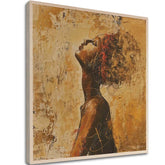 Immagine su legno - Sole delle montagne del nord